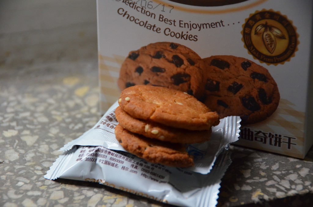 propaganda versus realidade biscoito de chocolate china